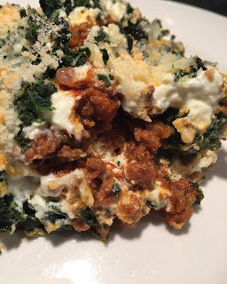 Lasagna with Spinach