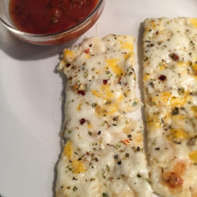 Trim Healthy Mama Cheesy Bread Sticks or Pizza Crust