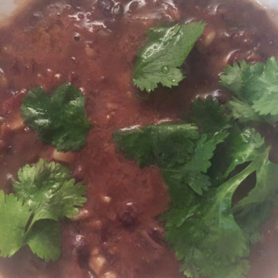 Black Bean Soup from a friend