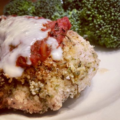 Trim Healthy Mama Chicken Parmy Review