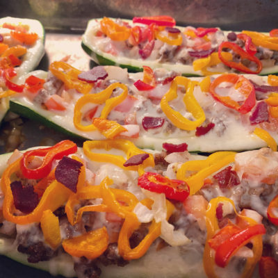 Trim Healthy Mama – Zucchini Canoes Recipe and Review