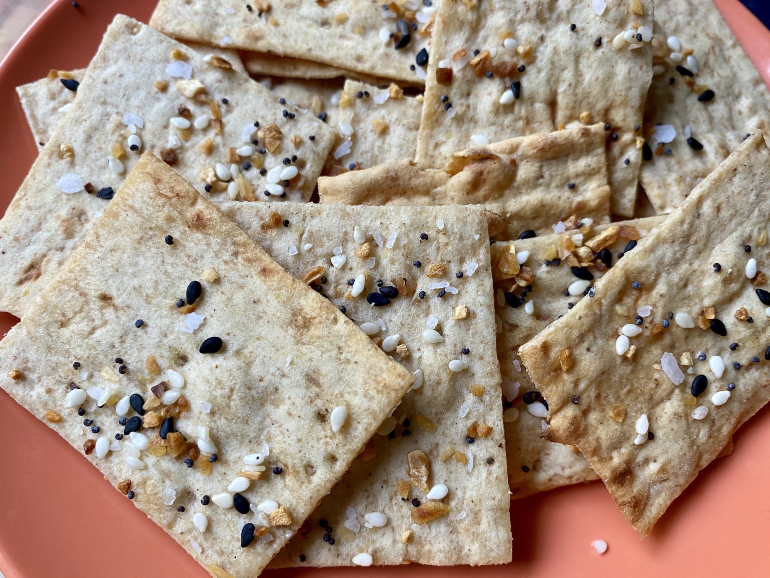 Trim Healthy Mama - Lavash Crackers Recipe & Review - Lora Lovin Osburn