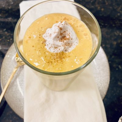 Trim Healthy Mama Pumpkin Pie Shake Recipe & Review