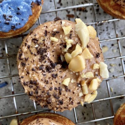 Basic Donuts with Cashew Butter Frosting