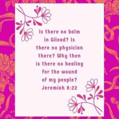 Jeremiah 8:22